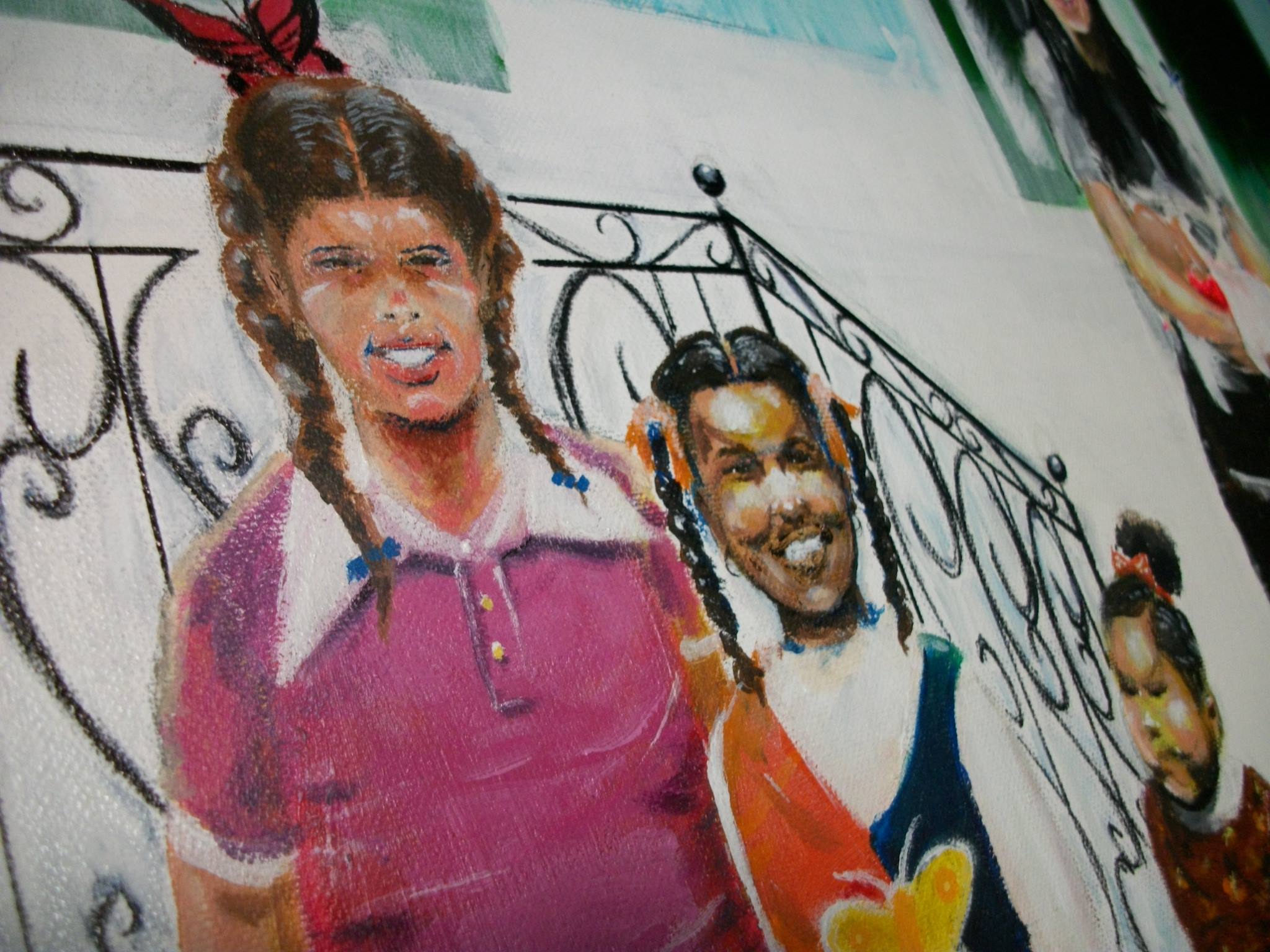 RETRO family art