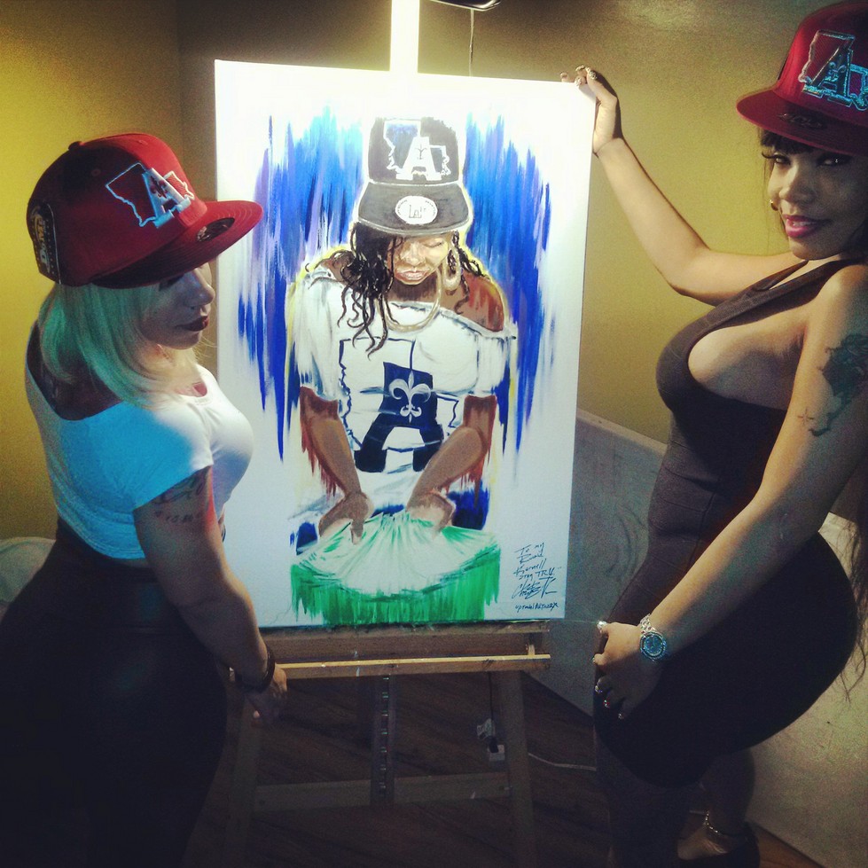 hip hop Models for LA18 release party